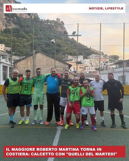 L'ex comandante della Compagnia Carabinieri di Amalfi, da poco effettivo al  Comando Generale dell'Arma, ritrova gli amici di sempre per la consueta  sfida sul campo #ilVescovado #Notizie #Amalfi #Life