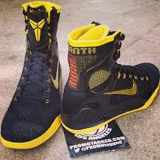 Black And Yellow Kobes Nike Kobe 9 Elite Black Yellow Pe Sneakernews Com Swag Shoes Nike Shoes Roshe Discount Shoes Online
