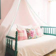 5.if you don't have any curtain rods lying around, use some copper pipe. 20 Great Ideas For A Canopy Bed In A Girl S Room