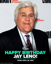 HAPPY BIRTHDAY, JAY LENO! 🎉 The comedian and former host of "The Tonight  Show" is celebrating his 73rd birthday today! Leno is