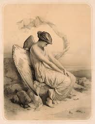 Images of lucifer fallen angel. Fallen Angel 1851 Painting By American School