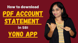How To Download Pdf Account Statement In Sbi Yono App