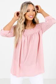 Perfect Proposal Pink Blouse Boutique Blouses For Women
