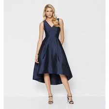 Forever New Lydia V Neck High Low Prom Dress 189 99 Best Dresses Prom Dresses Dresses Navy Prom Dresses