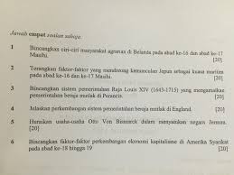 Sumbangan dan peranan dalam bidang pendidikan di kelantan daari tahun 1985 hingga 2015. Juhaimi Majid Soalan Ujian Sejarah Penggal 1 Stpm 2017 Dan Penggal 3 Stpm 2016