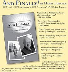 Harry lorayne has been helping people improve their memory since the first release of his book how to develop a super power memory in 1956. Review And Finally By Harry Lorayne The Genii Forum