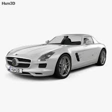 2012 mercedes benz sls amg roadster revealed in official patent drawings. Mercedes Benz Sls Amg 2011 3d Model Vehicles On Hum3d