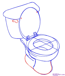 How To Draw A Toilet Step By Step Stuff Pop Culture Free Online Drawing Tutorial Added By Dawn October 13 2009 1 43 Guided Drawing Drawings Toilet Art