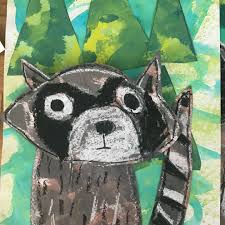 These Rascally Racoons Are So Cute Kellyskidskreate Artteacher Arteducation Summerartcamp Summeratheights Woodridge Summer Art Art For Kids Art Education