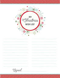 Check spelling or type a new query. Printable Christmas List Templates Live Craft Eat