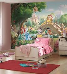A disney princess room does not need to be pink, it can come in any pale color, even blue (cinderella's dress is blue). Picture 5 Of 6 Princess Bedroom Decor Princess Room Decor Kids Room Wallpaper