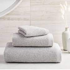 Accent your bathroom in elegant comfort with bath towels and guest towels from frontgate. Organic Textured Towels Frost Gray