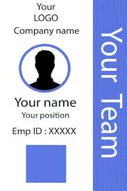 Design and print your own business cards. Pin On Id Card Template
