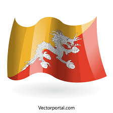 Please note that this is a reconstruction; Wehende Flagge Bhutan Kostenloses Vektorbild Im Ai Und Eps Format