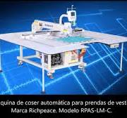 Máquina de costura automática y programada para prendas de vestir - Leer  descripción