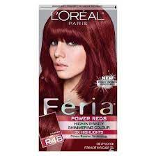 Loral Paris Feria Shimmer With Multifaceted Permanent Color Power Reds R48 Intense Deep Auburn Be Sure To Ch Box Hair Dye Hair Color Trends Hair Color Auburn
