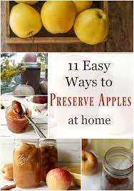 11 Ways To Preserve Apples At Home Apple Recipes Canning Recipes Canned Apples