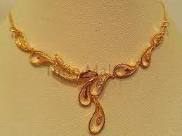 Stylish Gold Necklacejewellery With Ear Rings Fashion Beauty Mehndi Jewellery Blouse Design Gold Bride Jewelry Gold Necklace Designs Gold Jewelry Fashion