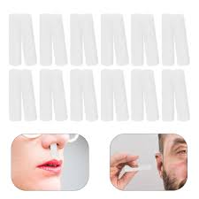 50PCS Cotton Rolls Nose Plugs for Bloody Bleed Oral Care Chemicals Nosebleed