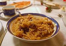Bigos is a rich flavorful stew with sauerkraut, polish sausage, beef, pork, red wine, caraway seeds and more. Christmas In Poland Wikipedia