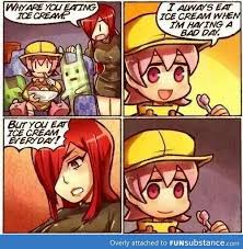 Ice Cream For Bad Days Funsubstance Skullgirls Anime Anime Memes