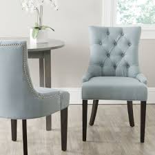 Reynolds Tufted Side Chair Side Chairs Blue Dining Chair Dining Chairs