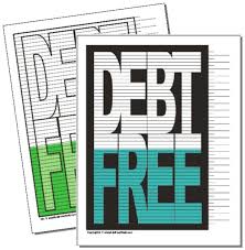 The Original Debt Free Chart Debt Free Charts