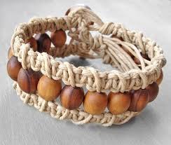 Pin By Claude Jeanne Cheron On Project Green Challenge Hemp Beaded Cuff Bracelet Diy Bracelets Hemp Jewelry