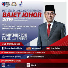 Podľa dohovoru je menteri besar vodcom väčšinovej strany alebo najväčšej koaličnej strany eú štátne zákonodarné zhromaždenie johor. Pusat Maklumat Rakyat Utc Johor On Twitter Saksikan Siaran Langsung Belanjawanjohor2019 Yang Akan Dibentangkan Oleh Mb Johor Dato Tokmanofficial Pada 29 November 2018 Khamis Mulai Jam 9 30 Pagi Menerusi Fb Rasmi Menteri