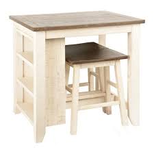 White 3 Pc Franklin Kitchen Island And Stools Set Kirklands Stools For Kitchen Island Sideboard Storage Cabinet Freestanding Kitchen
