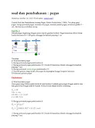 Soal Dan Pembahasan Pegas