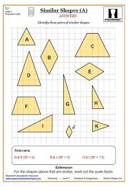 These techniques are much like those employed to prove if two pairs of corresponding angles in a pair of triangles are congruent, then the triangles are similar. Congruence And Similarity Worksheets Cazoom Maths Worksheets