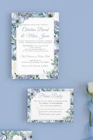 Dusty Blue Wedding Invitations Zazzle Com Wedding Invitations Blue Wedding Invitations Floral Wedding Invitations