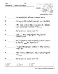 Old Testament Worksheets Bible Worksheets Sunday School Worksheets Bible Lessons For Kids