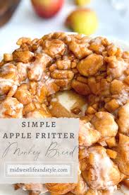 I didn't know monkey bread could taste this wonderful! Simple Apple Fritter Monkey Bread Midwest Life And Style Blog