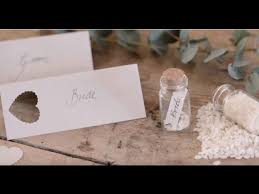 Use formal addresses if appropriate, such as mr and ms. there is no reason to put the name on both sides; Diy Place Cards And Wedding Table Decorations By Sostrene Grene Youtube