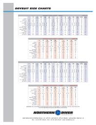 Fillable Online Drysuit Size Charts Casco Antiguo Fax