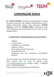 Raya bogor km 29 gandaria pekayon jakarta timur 13710 telp 15 jakarta pusat 12930 telp: Lowongan Kerja Pt Telaga Pelangi Lowongan Kerja Terbaru Indonesia 2021