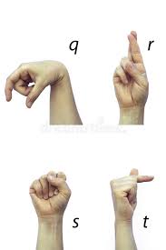 Alfabeto Surdo Imagem De Stock Imagem De Letras Desativado 1104371