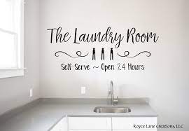 Laundry Room Open 24 Hours Decal Self Service Laundry Decal Etsy Laundry Room Laundry Room Decal Room Decals