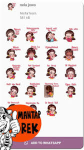 Jawa wastickerapps tersedia lebih dari 500 sticker jawa lucu baik karakter cowok maupun cewek. Stiker Wa Jawa Lucu Arini Gambar