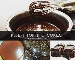Tepatnya untuk menutup brownies yang berukuran 24×24 cm dengan tinggi sekitar 5 cm, maka aku menggunakan Rahsia Topping Coklat Jadikan Kek Cantik Dan Sedap Dari Dapur Kak Tie