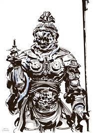 She is officially a goddess of war and warriors. Artstation Bishamonten Japanese God Of Warriors Erick Altensleben
