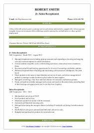 751 hair salon receptionist jobs available on indeed.com. Salon Receptionist Resume Samples Qwikresume