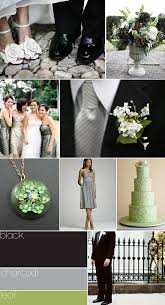 Black And Green Wedding Ideas Charcoal Wedding Color Ideas Wedding Colors Charcoal Wedding Wedding Theme Colors