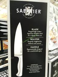 Sabatier 10pc Stainless Steel Cutlery Block Set Costcochaser