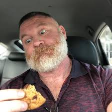 COOKIE! #cookie #cookiemonster #monster #ginger #bear #gaybear #instabear  #instagay#gingerbeard