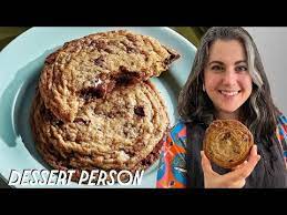 Claire Saffitz Makes Chocolate Chip Cookies Dessert Person Youtube In 2021 Chocolate Chip Cookies Make Chocolate Chip Cookies Choc Chip Cookies