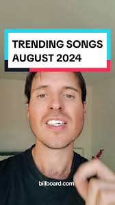 Top Trending Songs August 2024