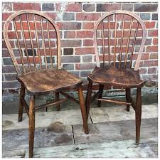 Canglong farmhouse dining room chairs, rattan back, beige. Vintage Saddleback Kitchen Farmhouse Chairs Mayfly Vintage